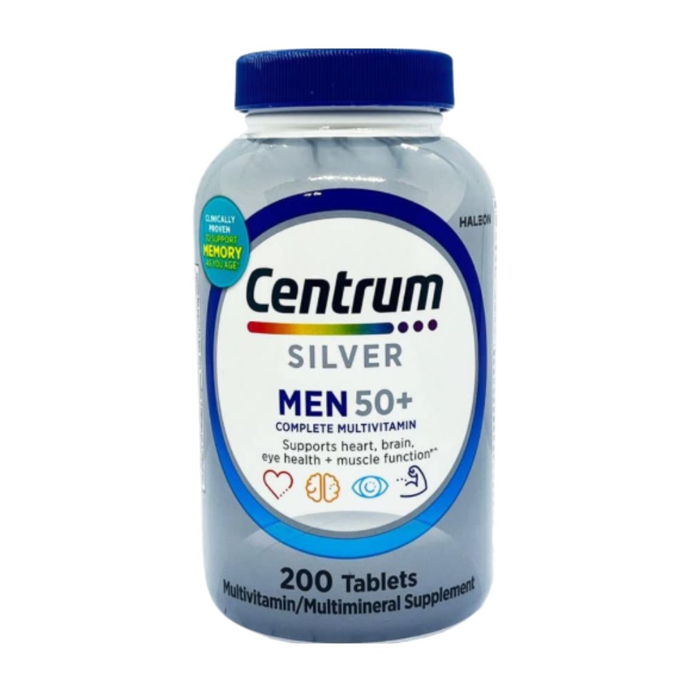 CENTRUM Multivitamínico Silver Men 50+ 200 tabletas