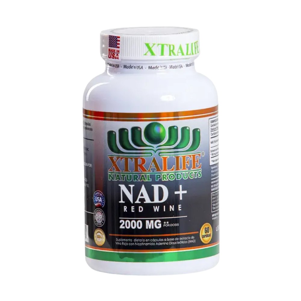 XTRALIFE NAD+Red wine 2,000 mg