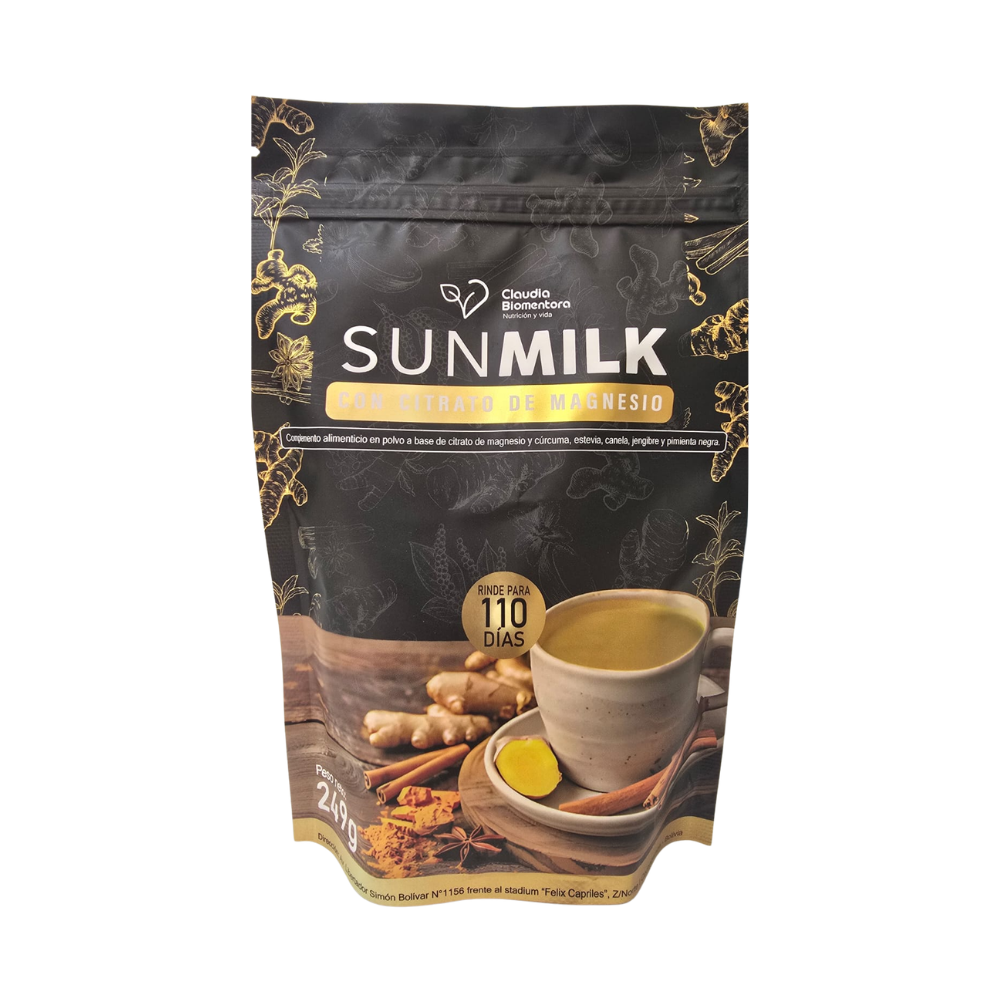 CLAUDIA BIOMENTORA Sun milk con citrato de magnesio