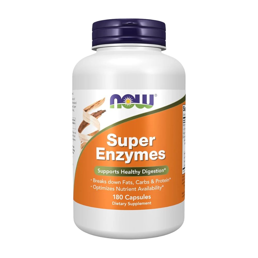 NOW Super Enzymes 180 capsulas