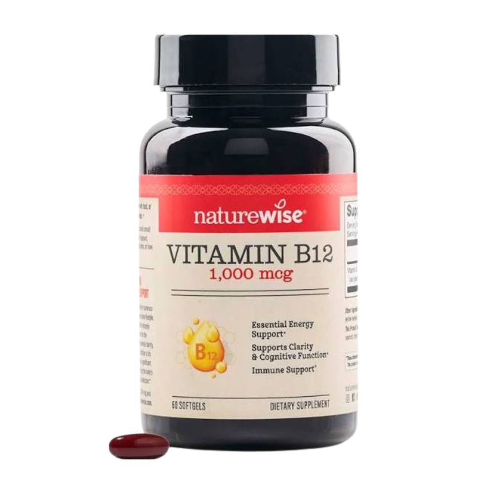 NATUREWISE Vitamina B12 1,000 mcg 60 softgels